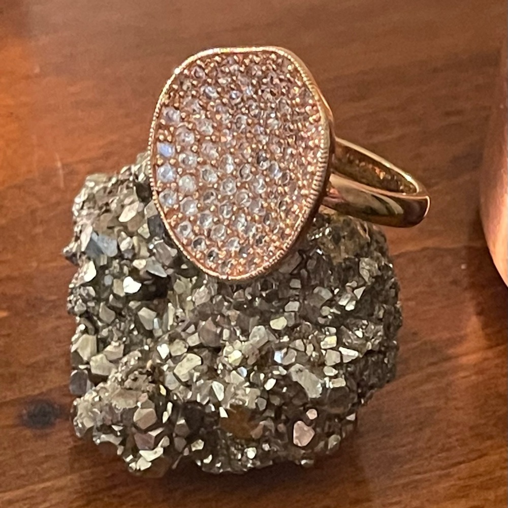 Susan Lucci Rose Gold Vermeil size 7 Ring